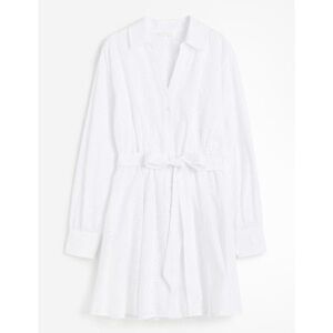 H&M Shirt Dress with Eyelet Embroidery